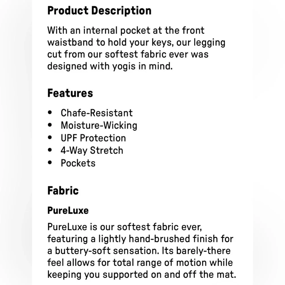 Fabletics Iridescent Dark Fuchsia High-Waisted 7/8 Luxe Legging | XS - Picture 9 of 13